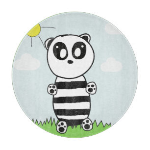 Panda Kids Cutting Board
