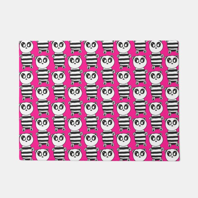 Panda Kids  Doormat (Front)