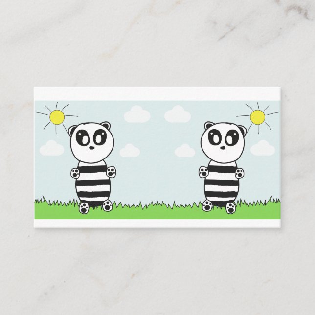 Panda Kids Enclosure Card (Front)