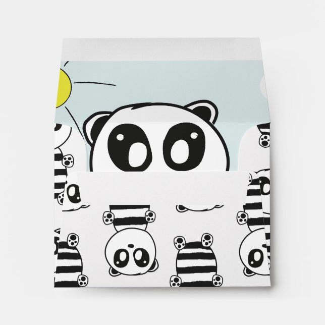 Panda Kids   Envelope (Back (Bottom))
