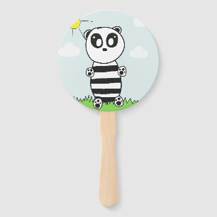 Panda Kids Hand Fan