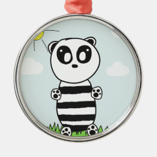 Panda Kids   Metal Tree Decoration