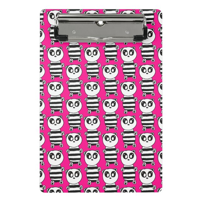 Panda Kids  Mini Clipboard (Front)