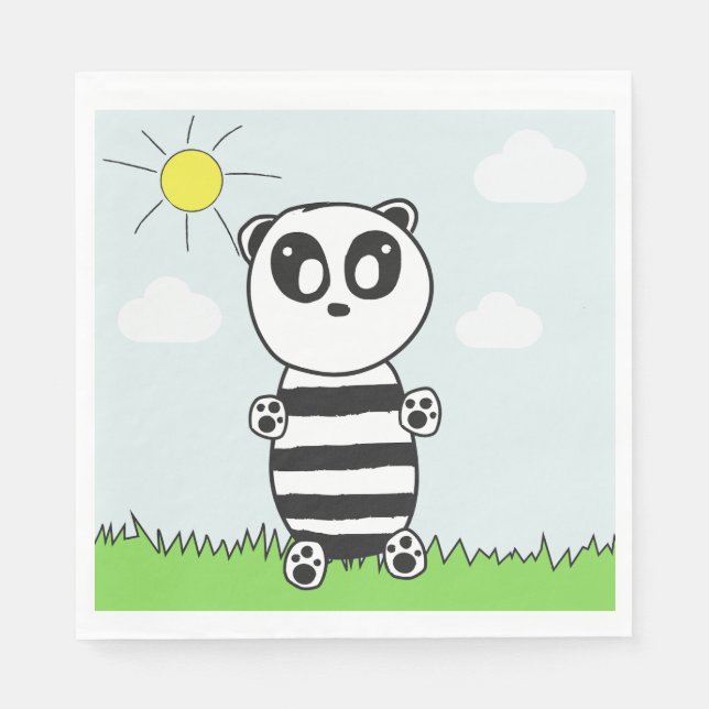 Panda Kids    Napkin (Front)