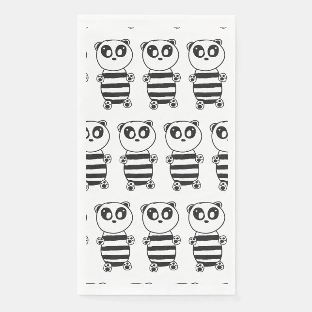 Panda Kids Napkin (Front)