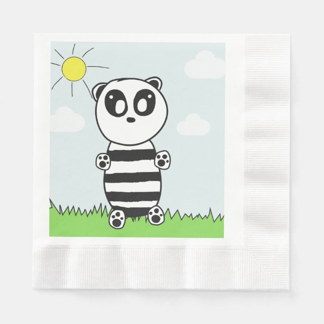 Panda Kids   Napkin (Front)