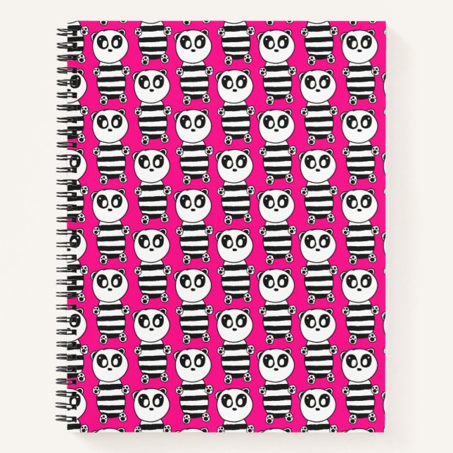 Panda Kids  Notebook (Front)