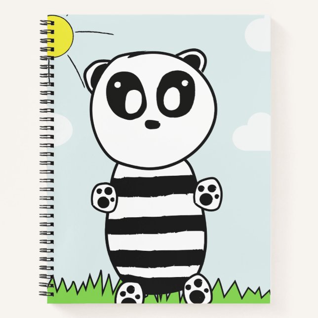 Panda Kids  Notebook (Front)