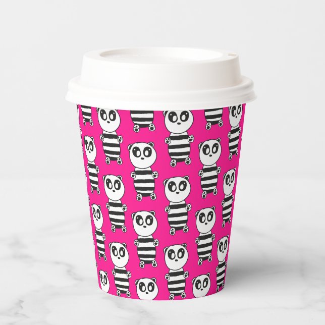 Panda Kids  Paper Cups (Front)