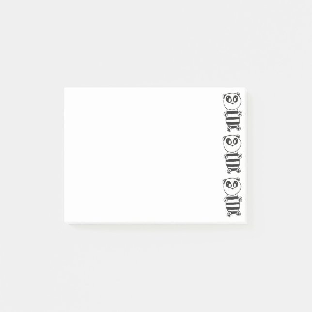 Panda Kids    Post-it Notes (Front)