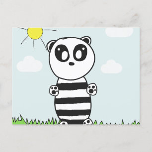Panda Kids Postcard