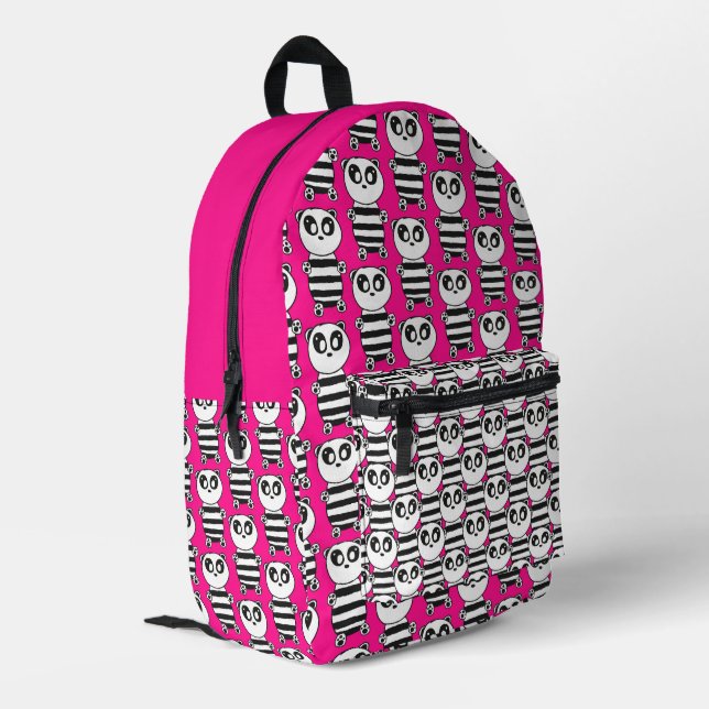 Panda Kids  Printed Backpack (Back Corner Left)
