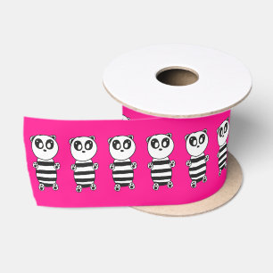 Panda Kids Satin Ribbon