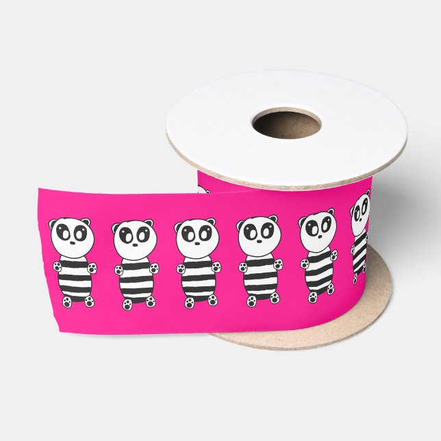 Panda Kids  Satin Ribbon (Spool)