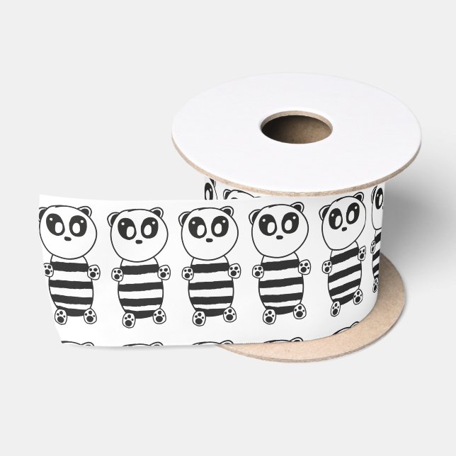 Panda Kids   Satin Ribbon (Spool)