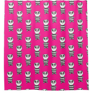Panda Kids  Shower Curtain
