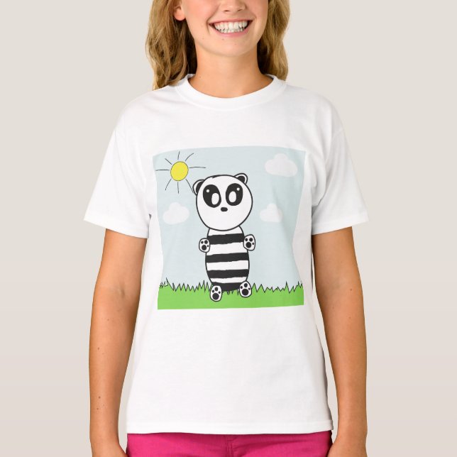 Panda Kids  T-Shirt (Front)