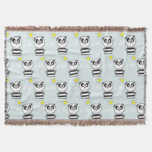 Panda Kids Throw Blanket