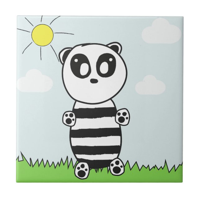 Panda Kids   Tile (Front)