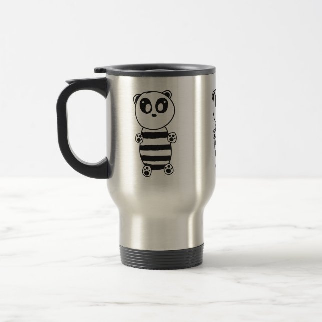 Panda Kids    Travel Mug (Left)