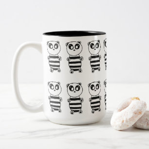 Panda Kids Two-Tone Coffee Mug