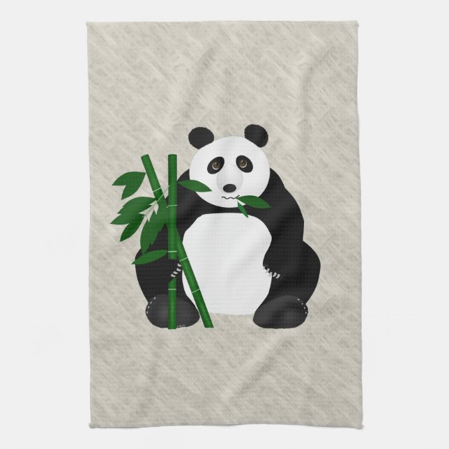 Panda Kitchen Towel (Vertical)