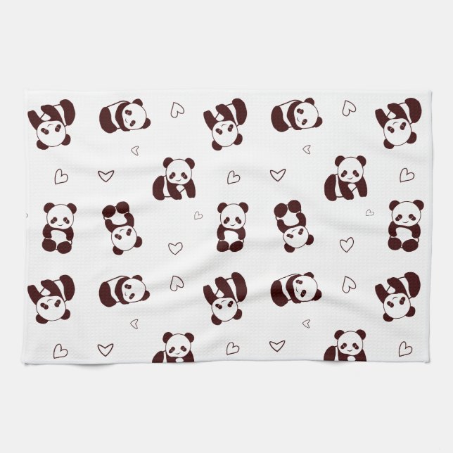 Panda Kitchen Towel (Horizontal)