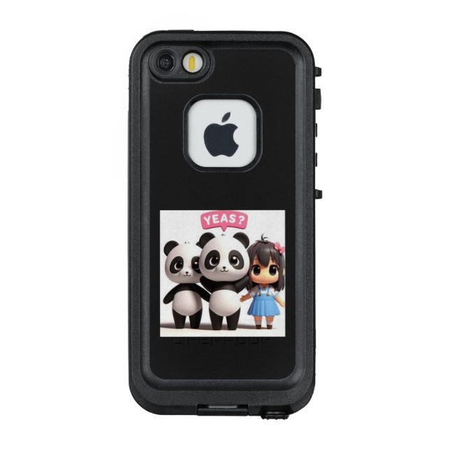 Panda Kun and Girls LifeProof iPhone Case (Back)