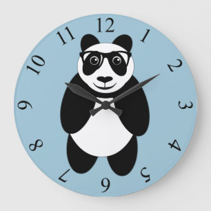 Panda Large Clock