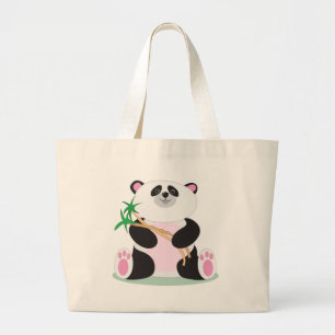 Panda Large Tote Bag