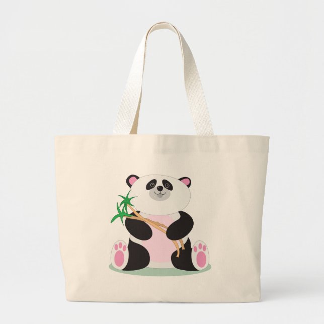 Panda Large Tote Bag (Front)