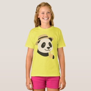 Panda Lemon Drink T-Shirt