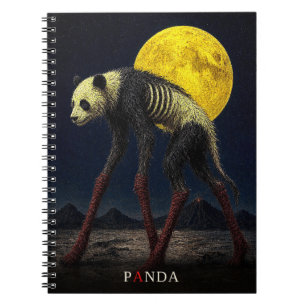 Panda Long Socks gothic Surreal Notebook