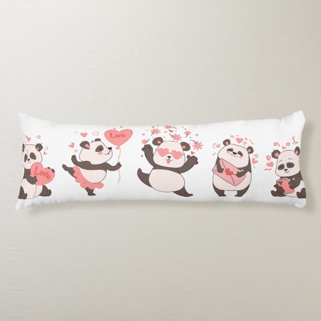 Panda Love Body Cushion (Front)