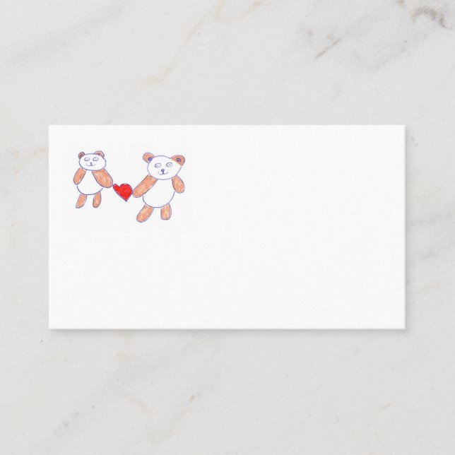 Panda Love Business Card (Front)