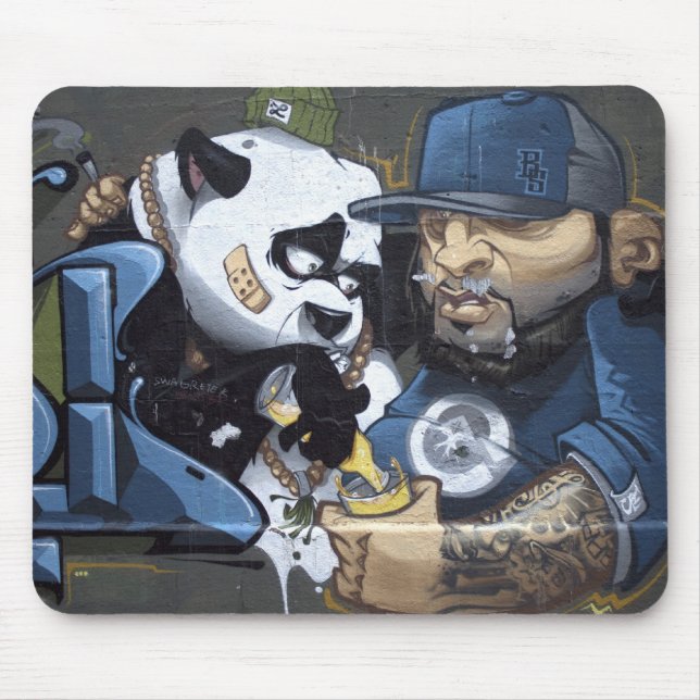 Panda Love Mouse Mat (Front)