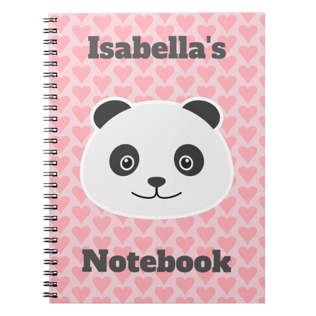Panda love notebook (Front)