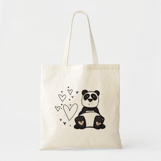 Panda Tote Bags | Personalised Tote Bags | Panda Gift Ideas