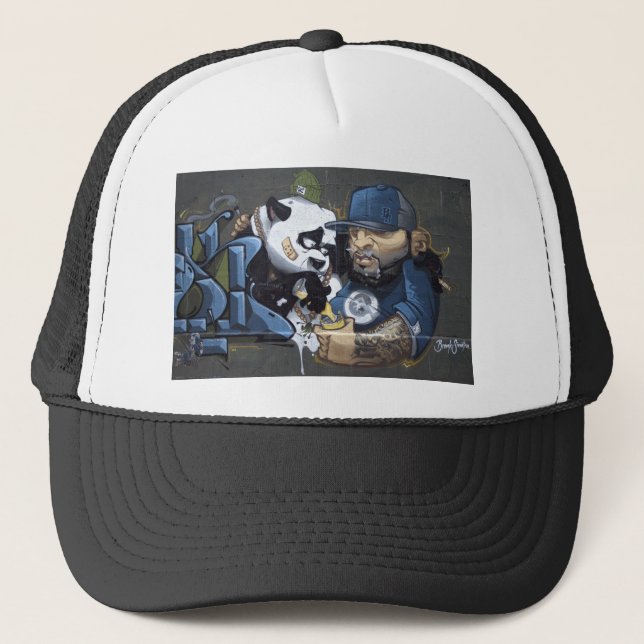 Panda Love Trucker Hat (Front)