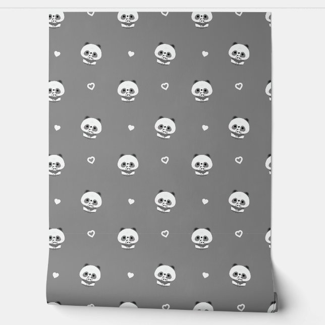 Panda Love Wallpaper (Unrolling)