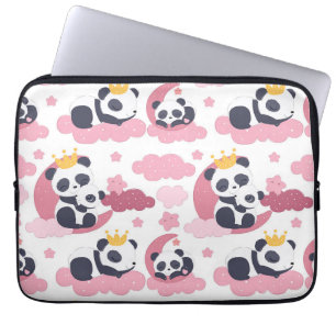 Panda Lover I Am Nicknamed As Panda Laptop Sleeve