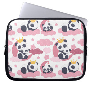 Panda Lover I Am Nicknamed As Panda Laptop Sleeve