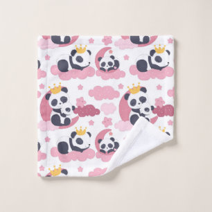 Panda Lover   I Am Nicknamed As Panda Wash Cloth