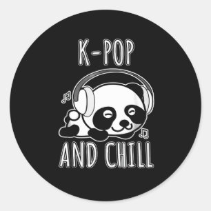 Panda Lover   Keep Calm And Love Panda Classic Round Sticker
