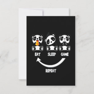 Panda Lover Keep Calm And Love Panda Thank You Card