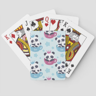 Panda Lover The Panda Is A Nasty Animal Playing Cards