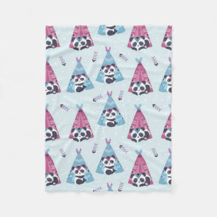 Panda Lover To Be Like Panda Fleece Blanket