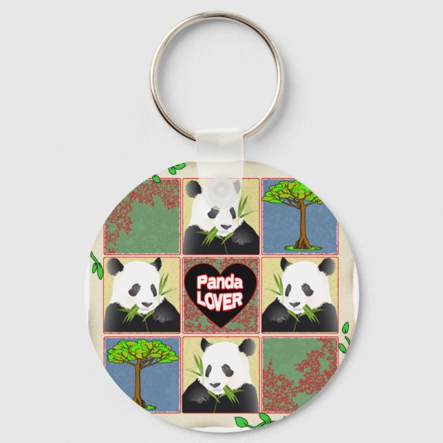 PANDA LOVERS - GIFTS KEY RING (Front)
