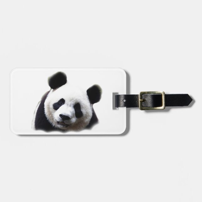 Panda Luggage Tag (Front Horizontal)