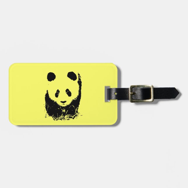 Panda Luggage Tags (Front Horizontal)